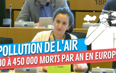 La pollution de l’air est responsable de la mort de 300 à 450 000 personnes/an en Europe !