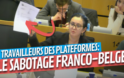 Le sabotage franco-belge de la directive travailleurs de plateformes